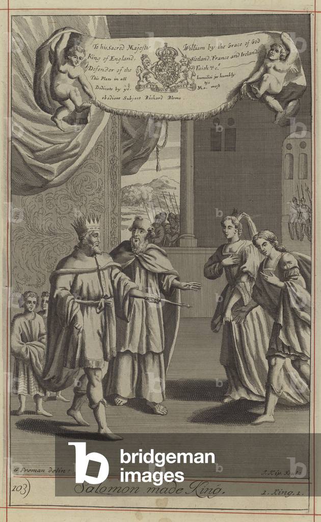 Solomon made King (engraving)