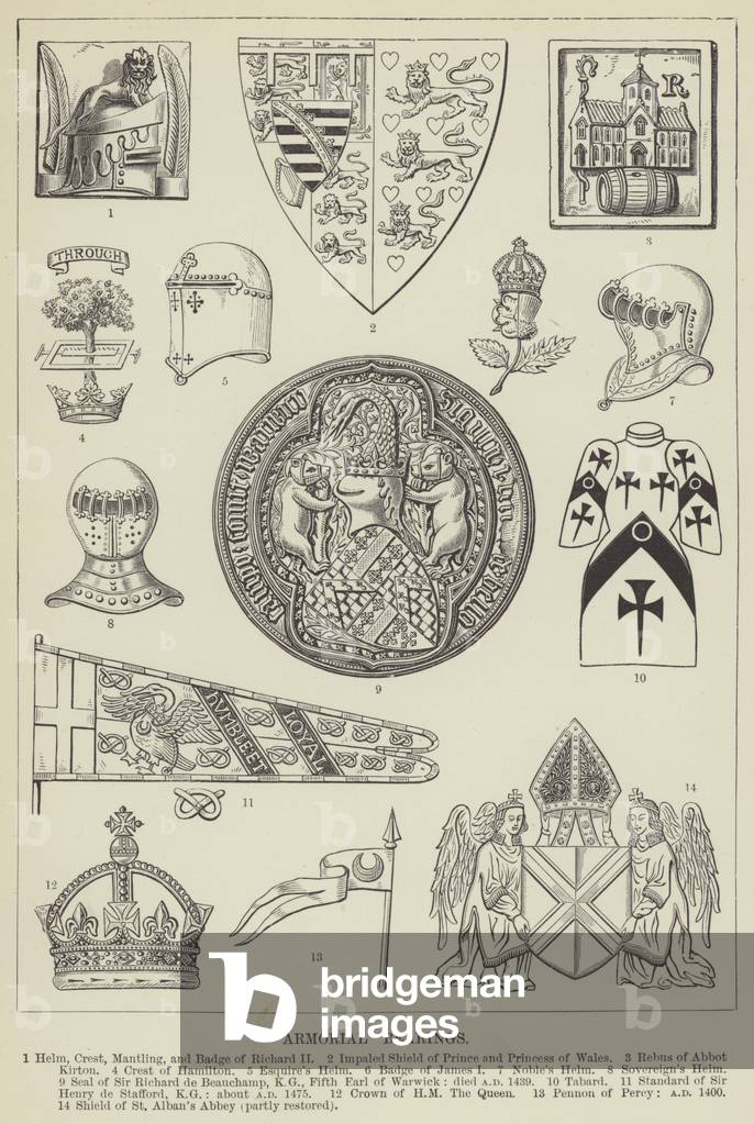 Armorial bearings (engraving)