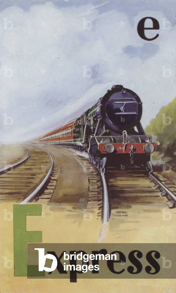 E, Express (colour litho)