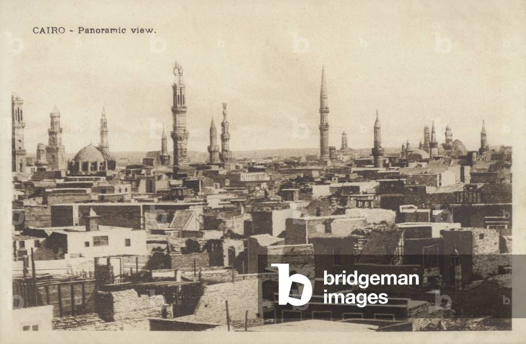 Cairo, Egypt (b/w photo)