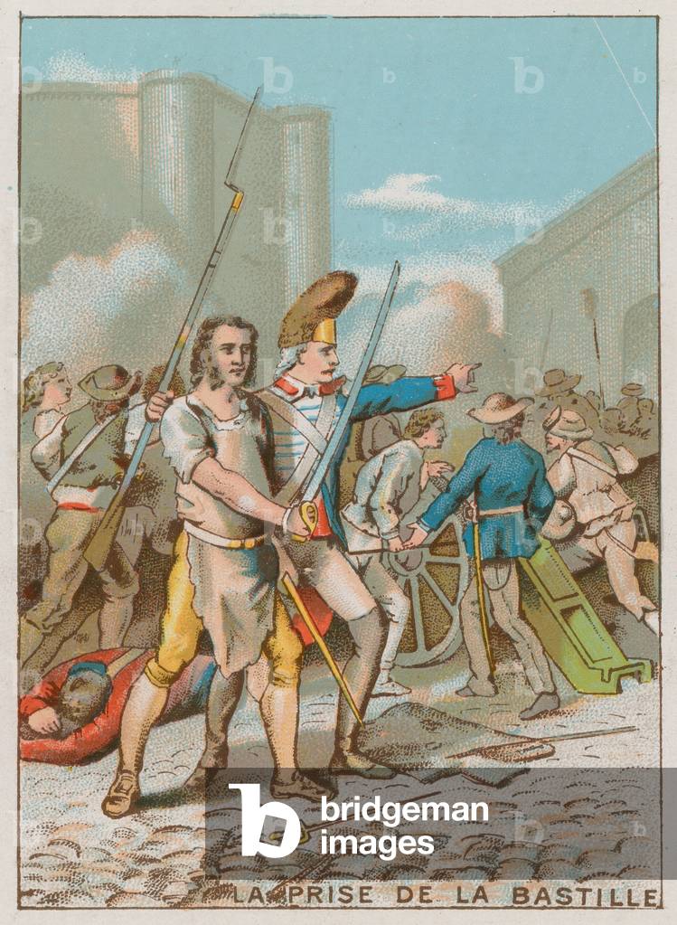The Storming of the Bastille (chromolitho)