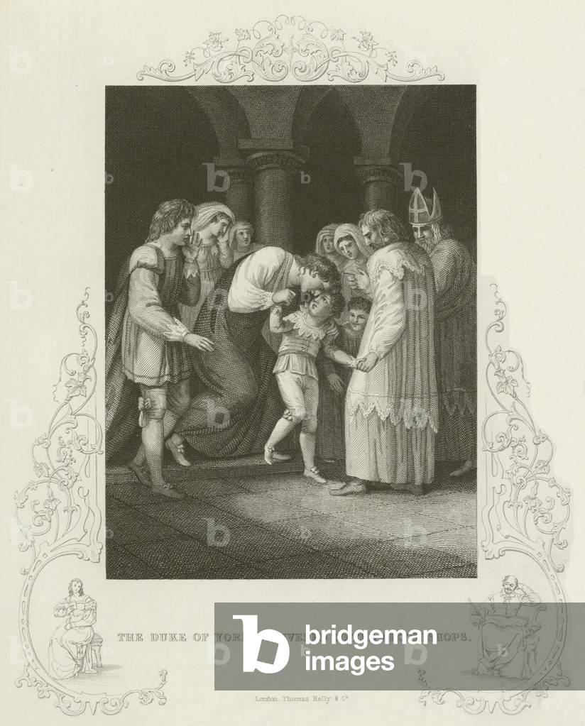 The Duke of York delivered to the Archbishops (engraving)
