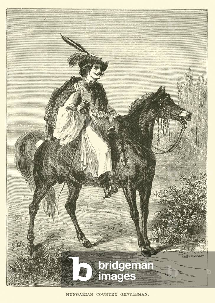 Hungarian country gentleman (engraving)