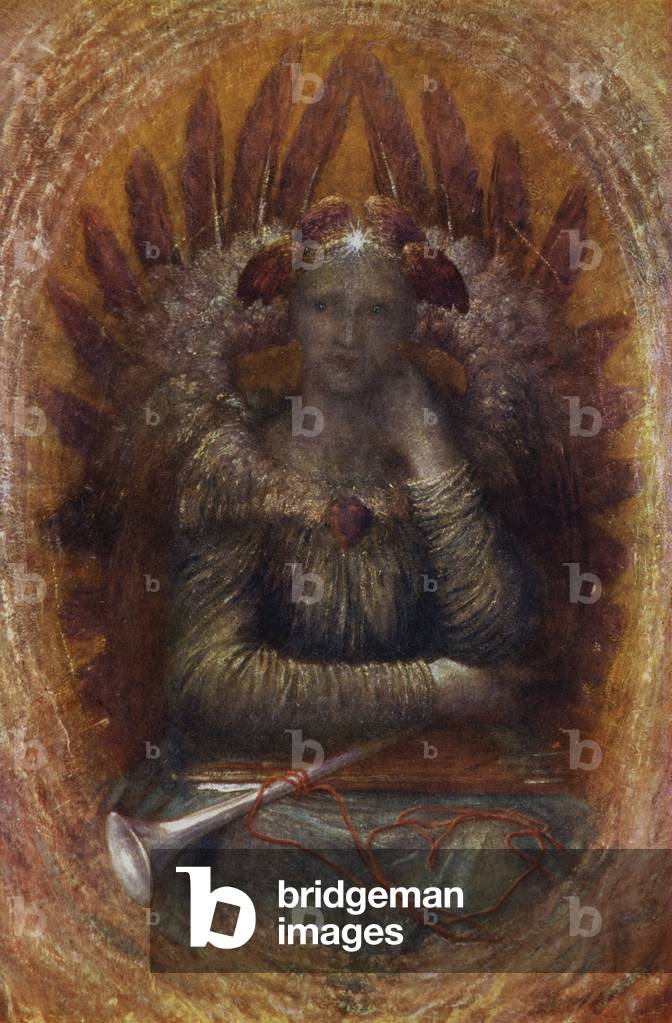 The dweller in the innermost (colour litho)
