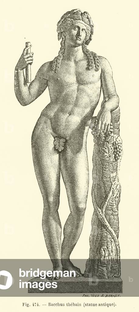 Bacchus thebain (engraving)