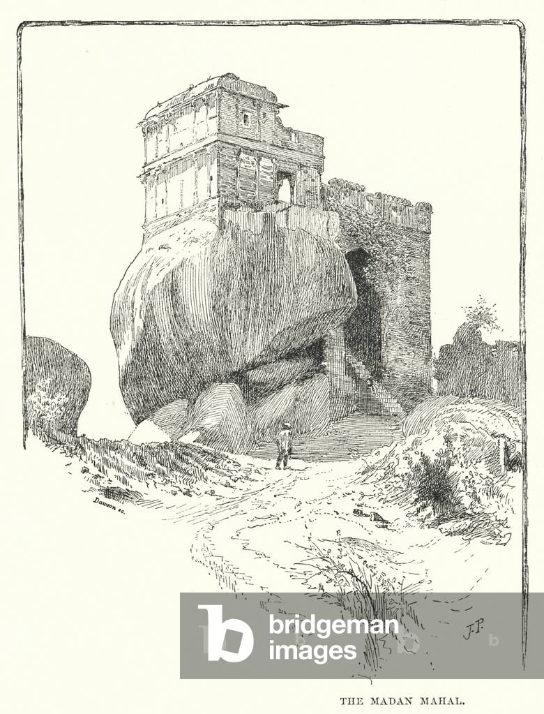 India: The Madan Mahal (engraving)