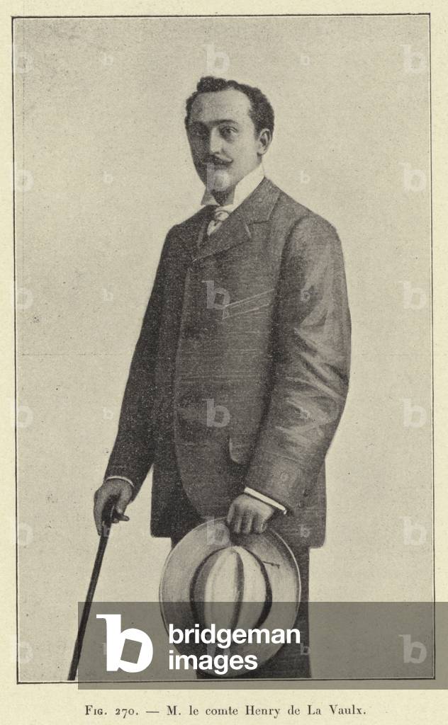 M le comte Henry de La Vaulx (engraving)