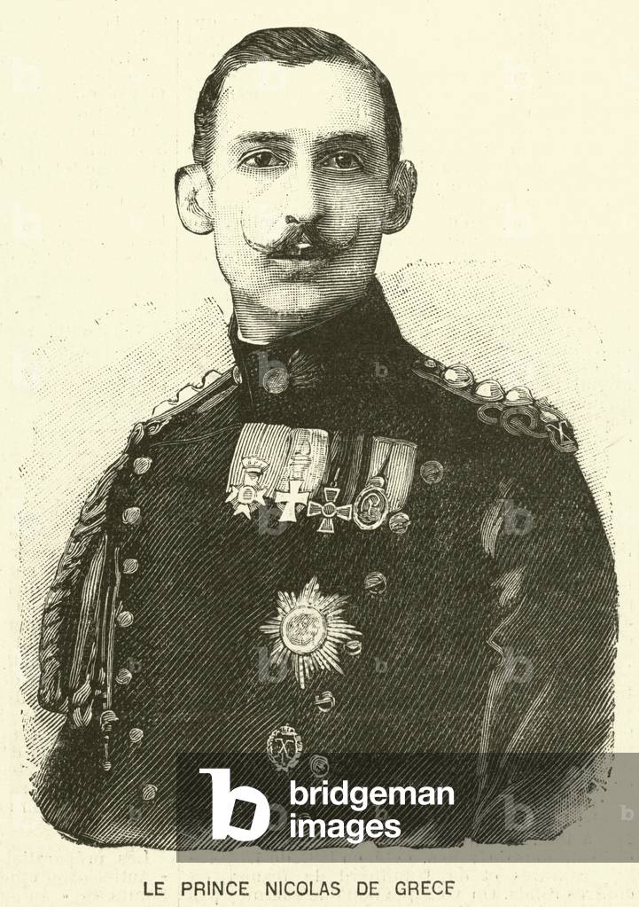 Crown Prince Nicholas of Greece (engraving)