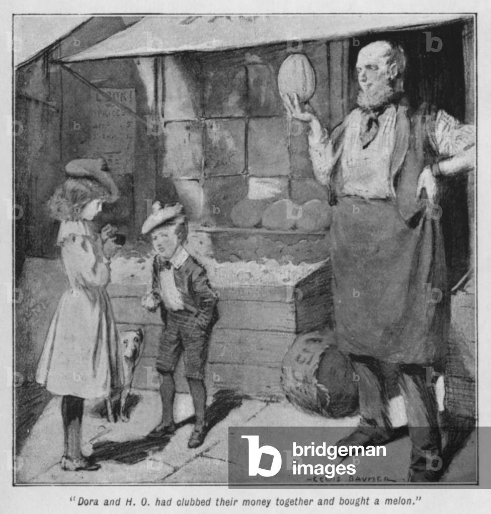 Illustration for The Story of the Treasure Seekers by E Nesbit (litho)