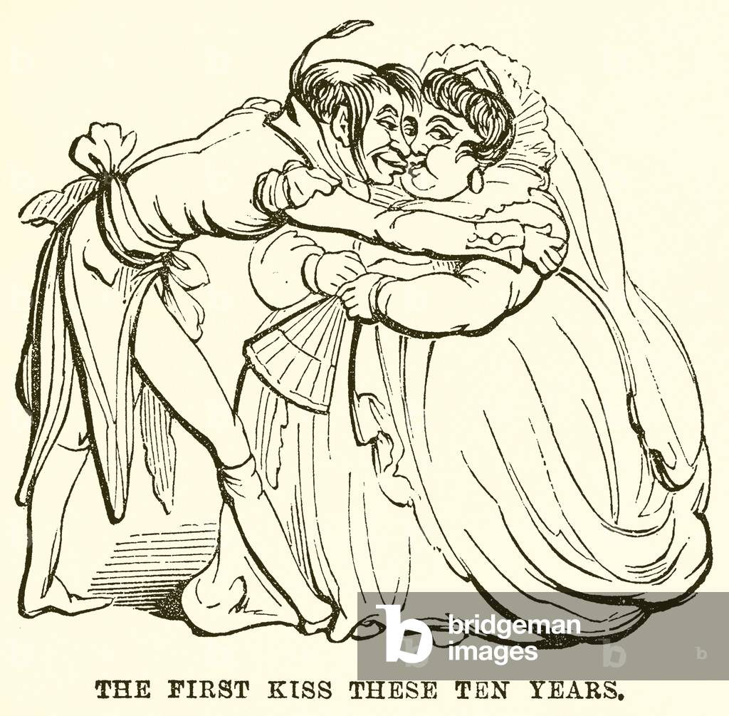 The First Kiss these Ten Years (engraving)