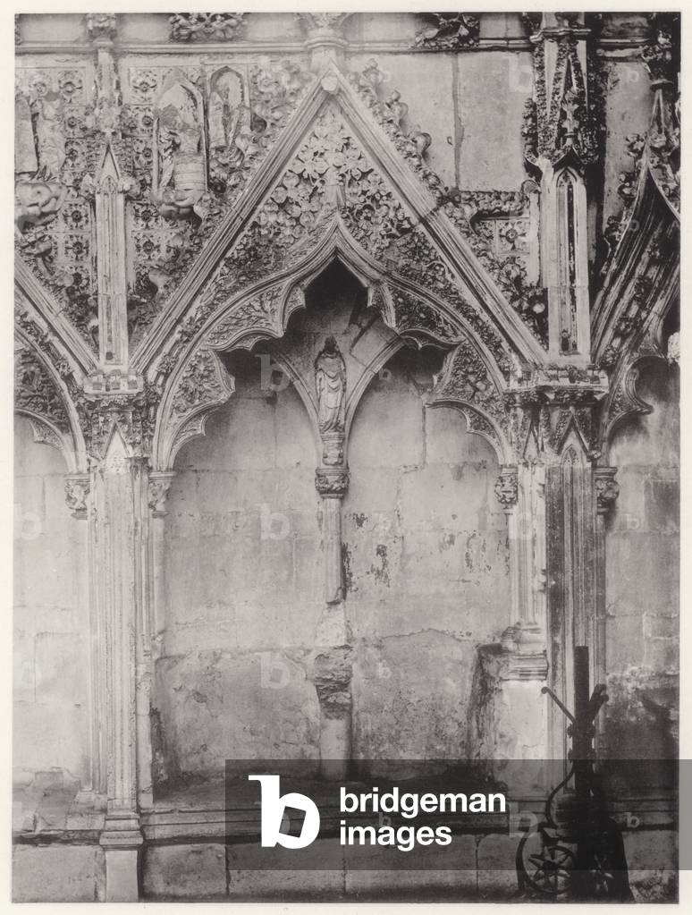 The Lady Chapel, Ely Cathedral: North Side, XIX (b/w photo)
