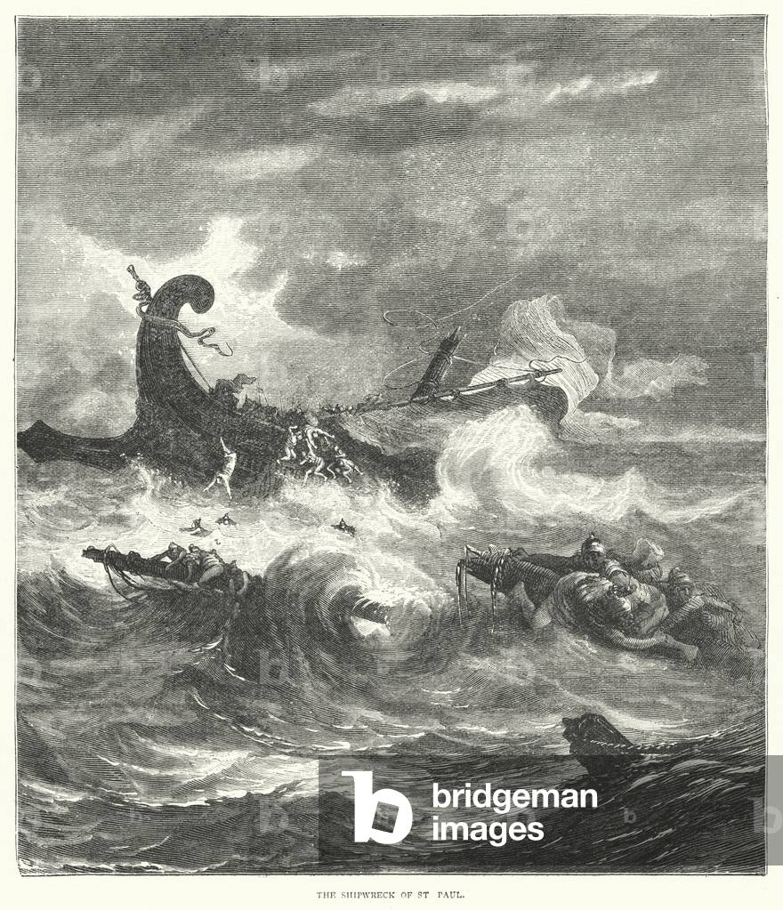 The Shipwreck of St Paul (engraving)