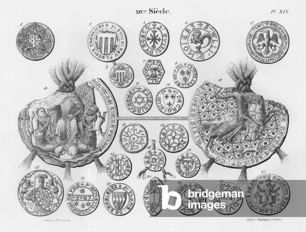 XIVe Siecle (engraving)