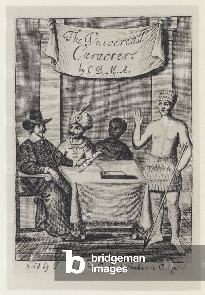 C Beck, The Vniversall Caracter, I Rothwell 1657 (b/w photo)