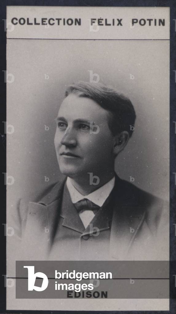 Thomas Edison (1847) (b/w photo)