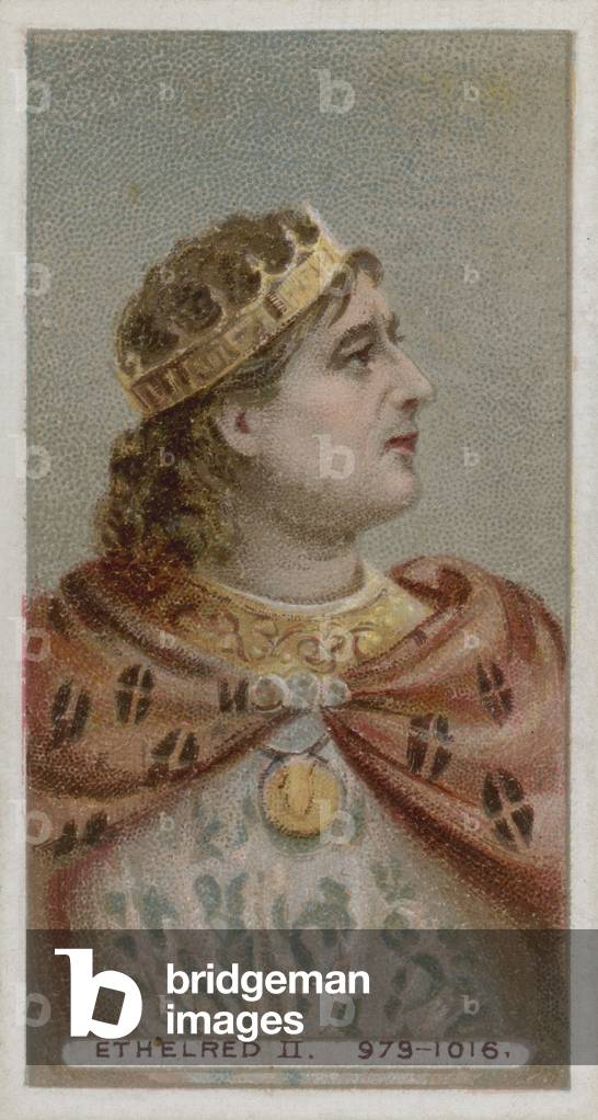 King Ethelred II (chromolitho)