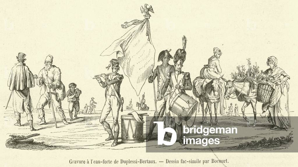 Gravure a l'eau-forte de Duplessi-Bertaux (engraving)