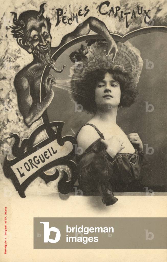 Seven deadly sins, Pride (b/w photo)