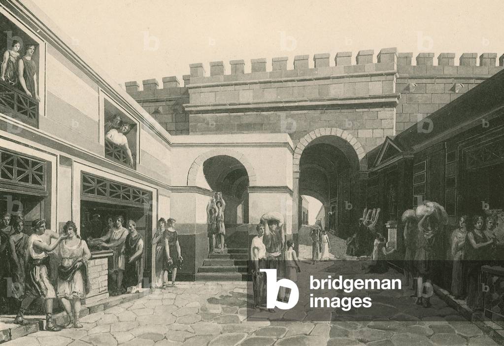 The Marine Gate as it was (gravure)