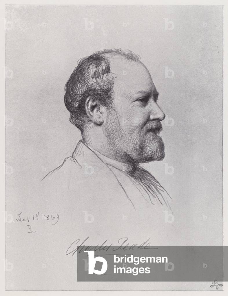 Charles Reade (litho)