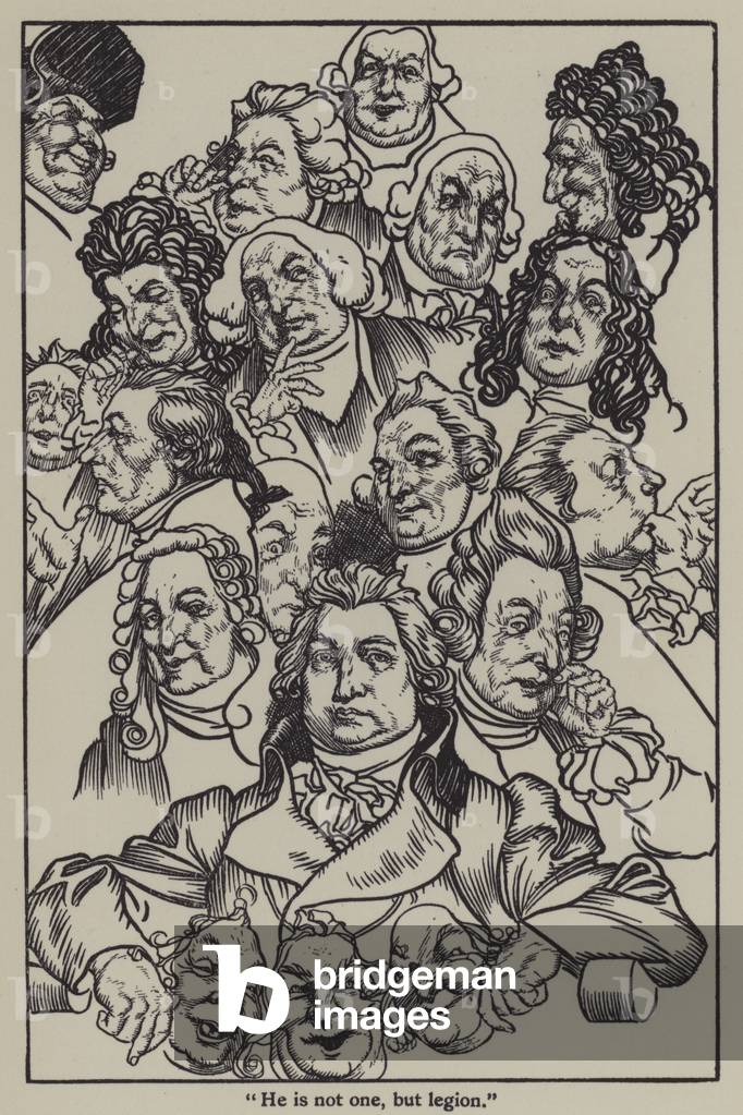 Illustration for The Essays of Elia by Charles Lamb (litho)