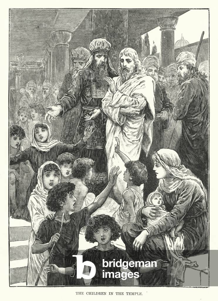 The Children in the Temple (engraving)