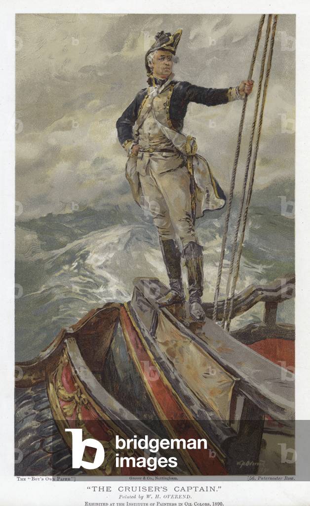 The Cruiser's Captain (chromolitho)