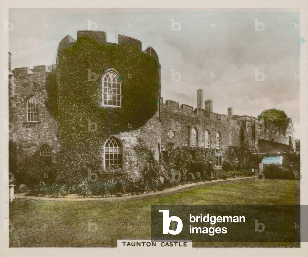 Taunton Castle (coloured photo)