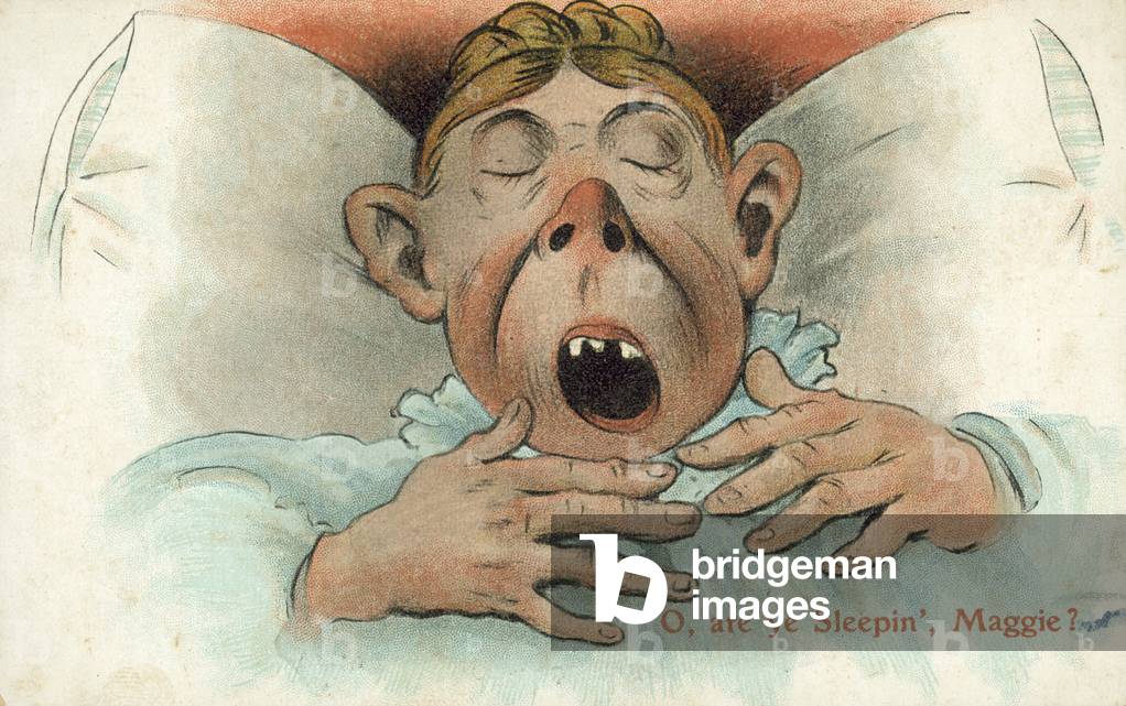 O, are ye Sleepin', Maggie? (colour litho)