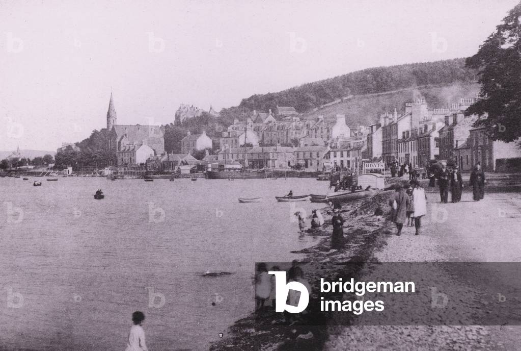 Port Bannatyne (b/w photo)