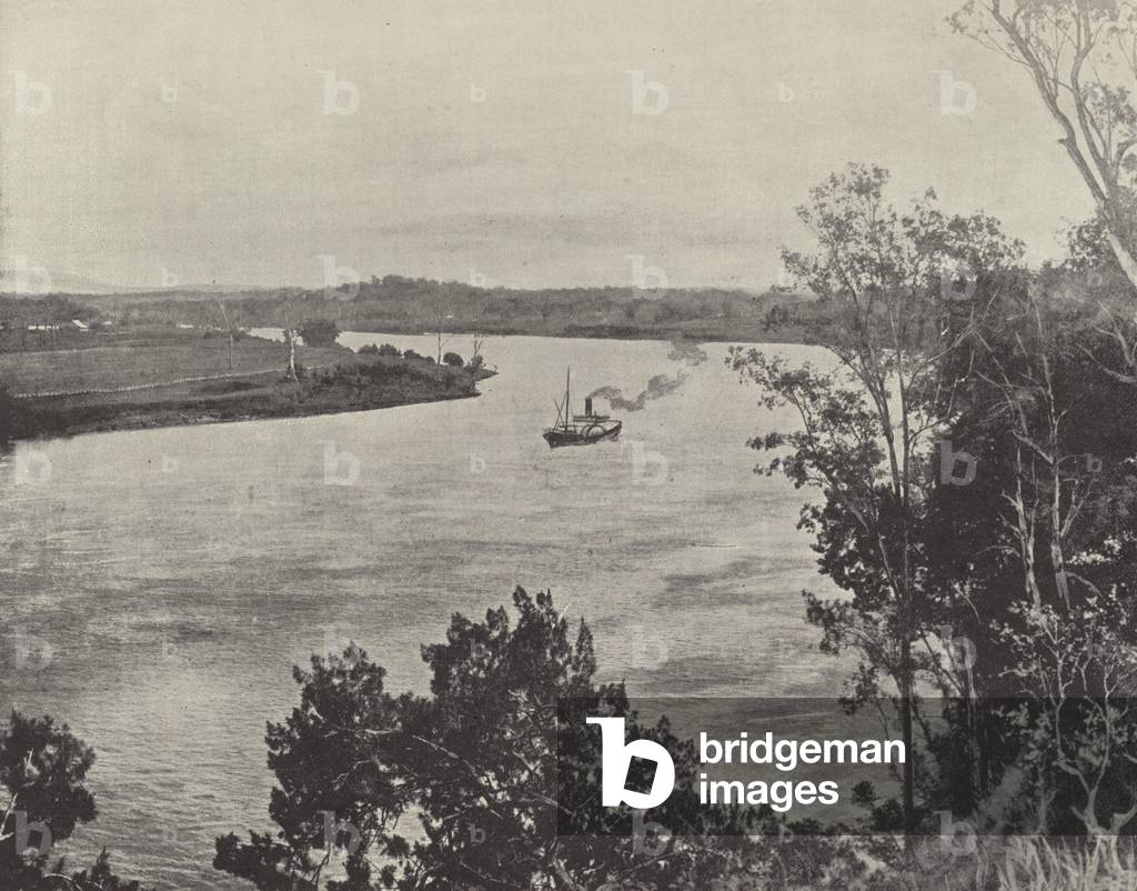 The Clarence River (b/w photo)