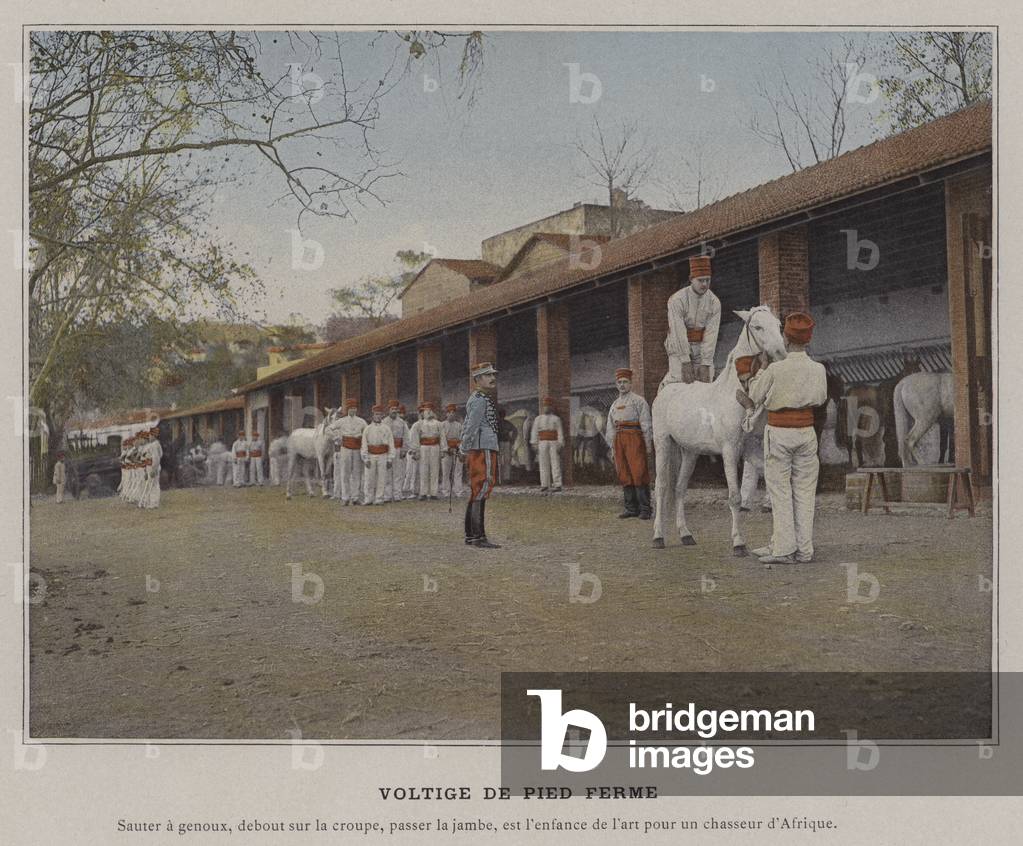 Voltige de Pied Ferme (coloured photo)