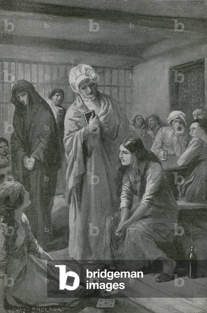 The woman who roused public opinion (litho)