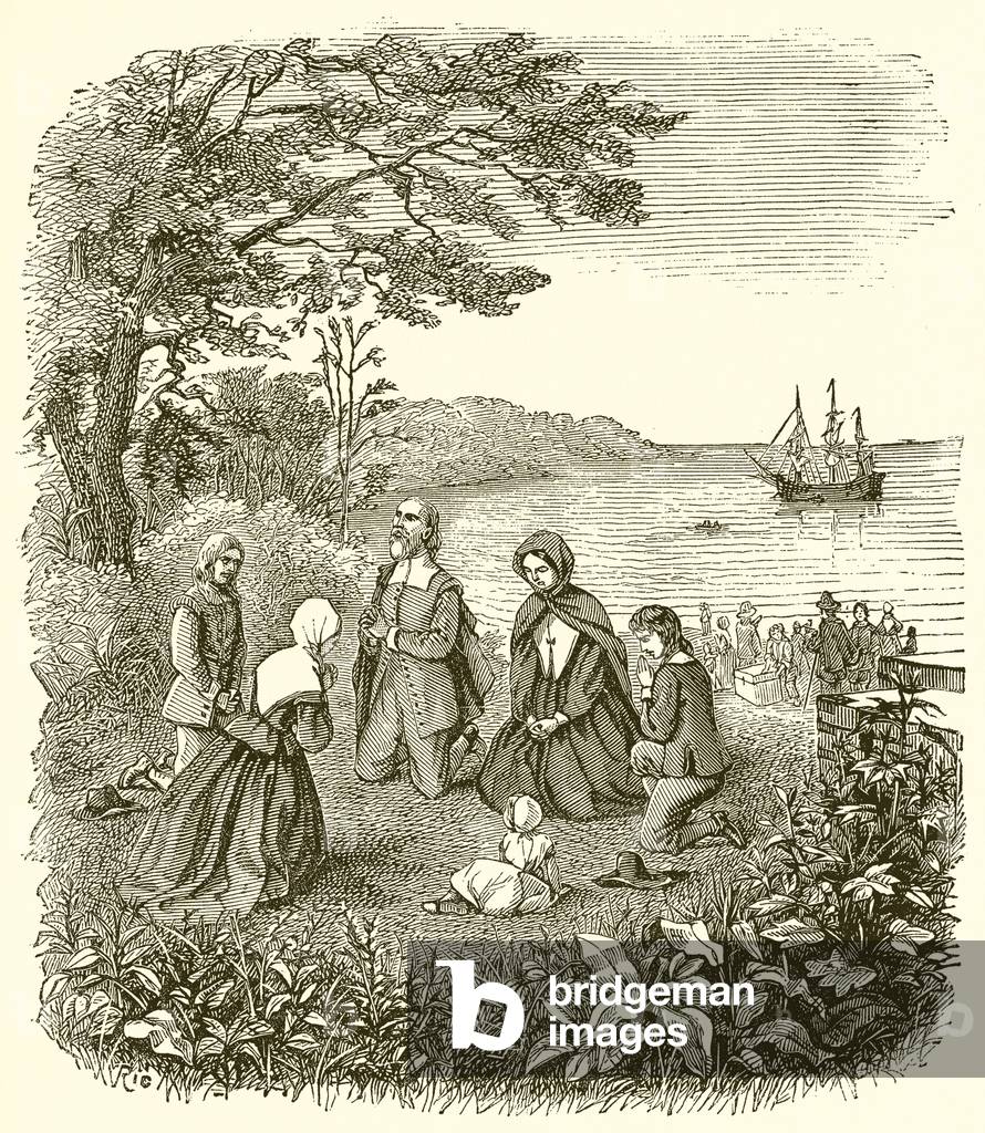 Landing of the Pilgrim Fathers (engraving)