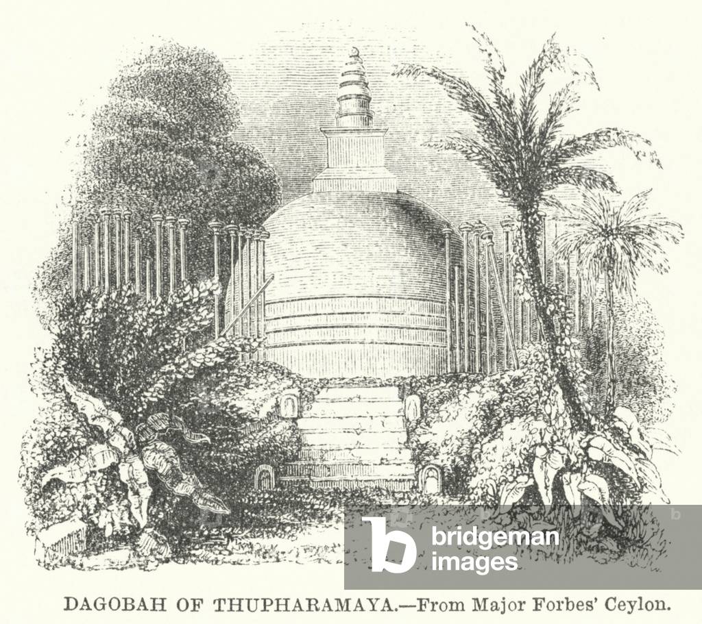 Dagobah of Thupharamaya (engraving)