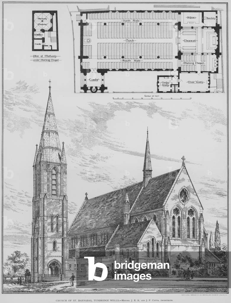 Church of St Barnabas, Tunbridge Wells (engraving)