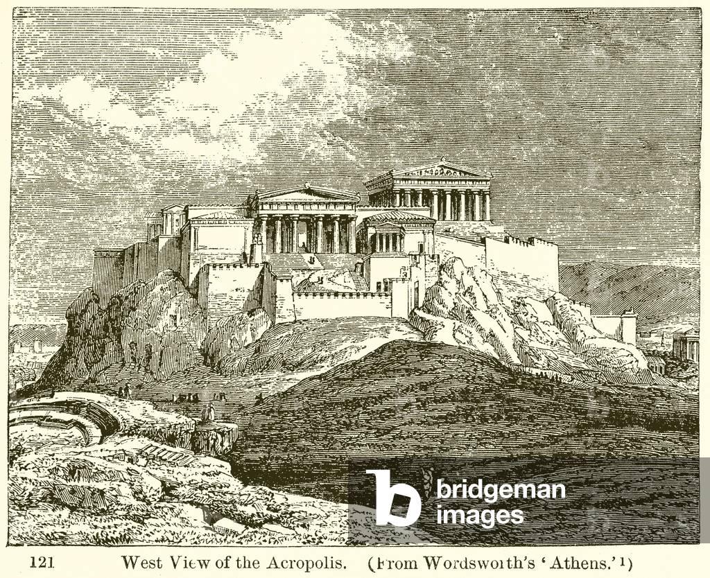 West View of the Acropolis (engraving)