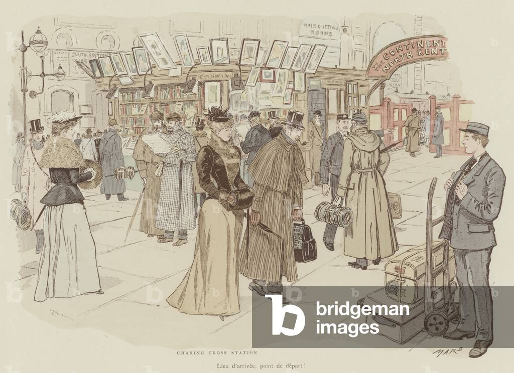 Illustration for La Vie De Londres by Mars (colour litho)