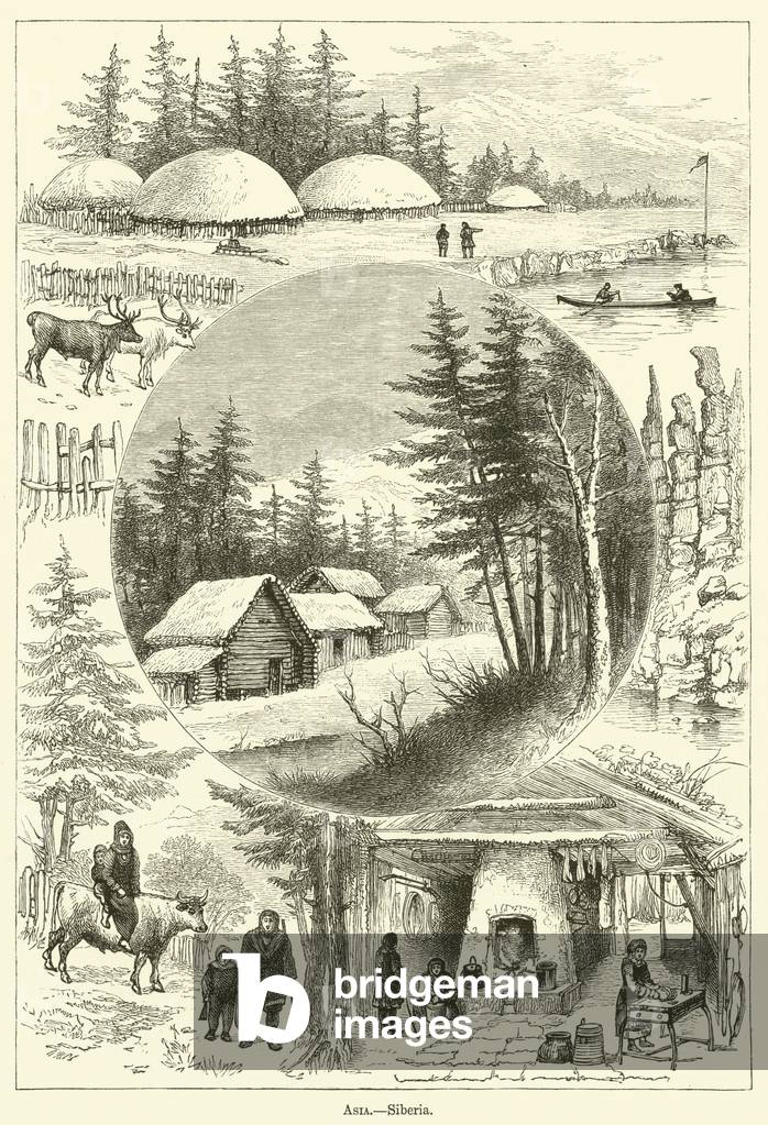 Asia, Siberia (engraving)