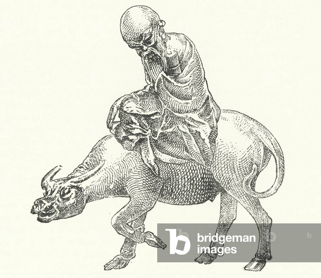 Laozi, ancient Chinese philosopher (engraving)
