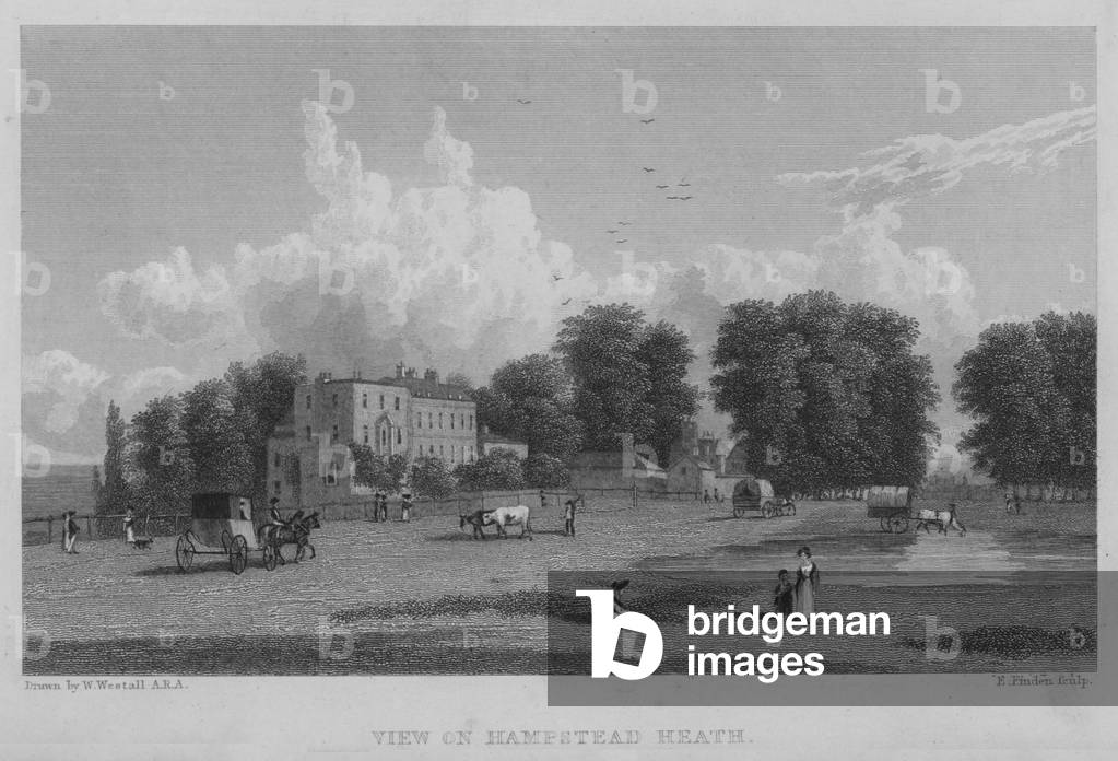 View on Hampstead Heath (engraving)
