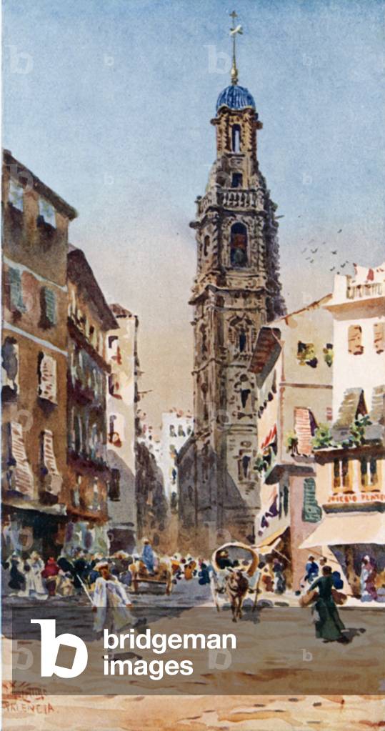 Valencia, San Pablo (colour litho)