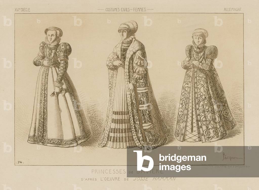 Princesses of Bavaria (engraving)