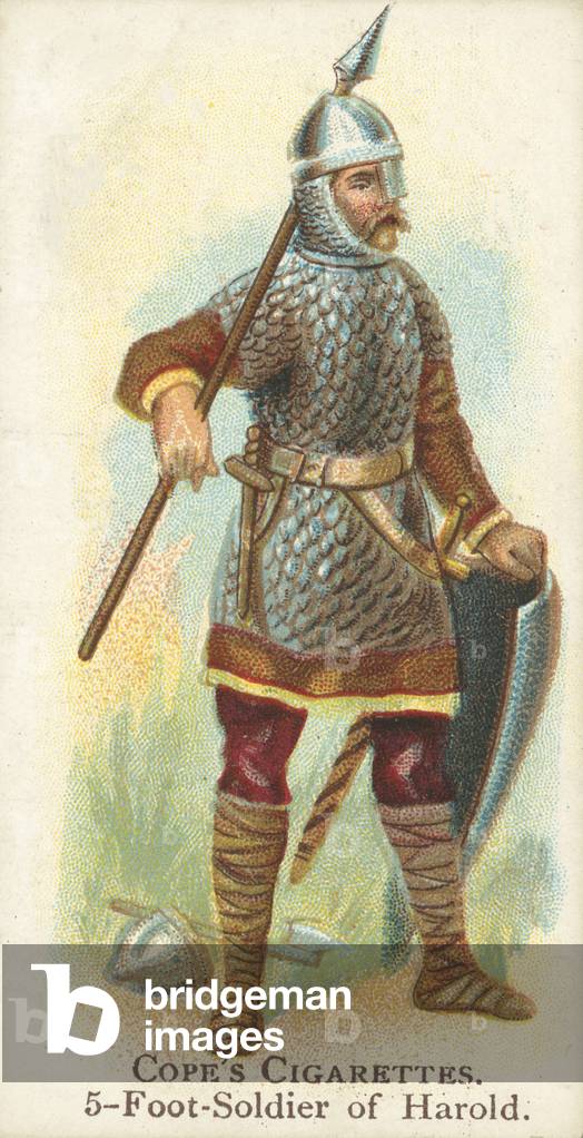 Foot soldier of King Harold (chromolitho)