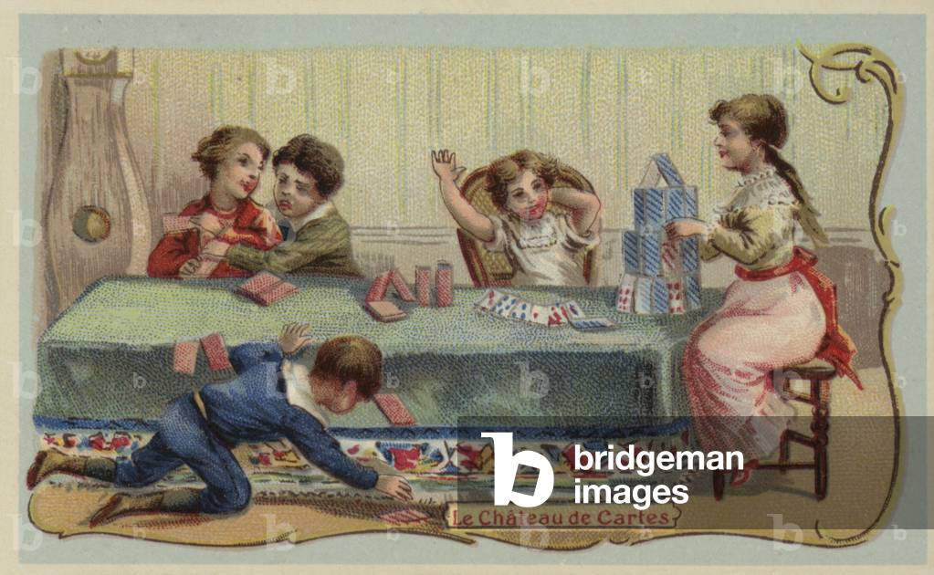 House of cards (chromolitho)