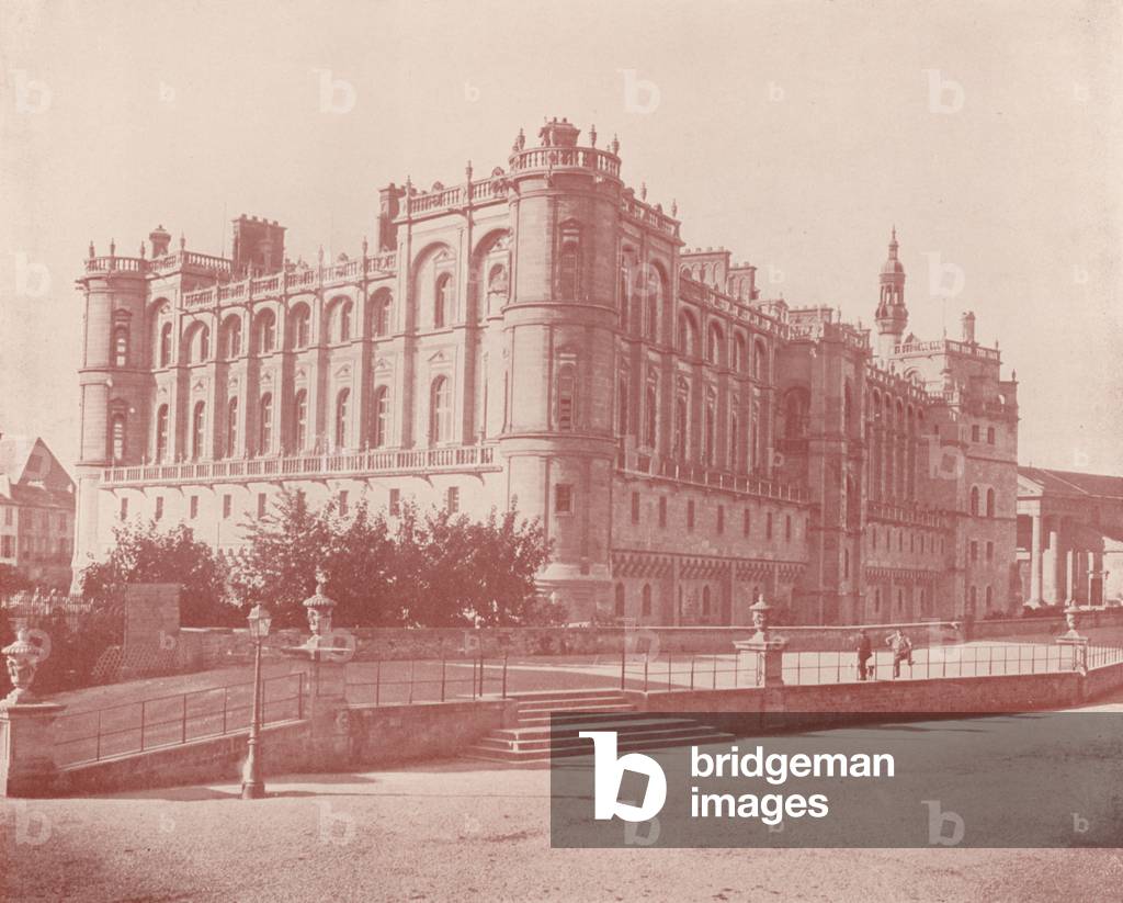 Chateau of St Germain (b/w photo)