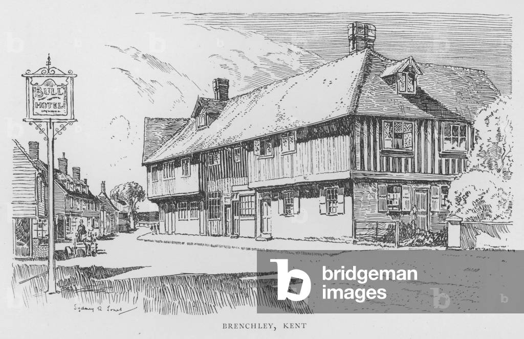 Brenchley, Kent (litho)