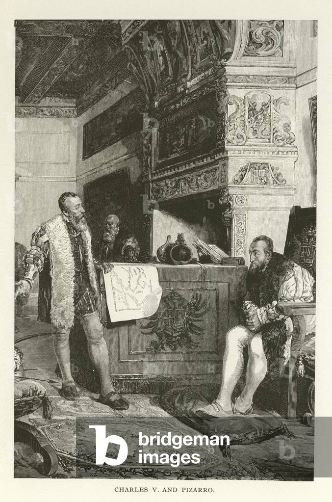 Charles V and Pizarro (engraving)