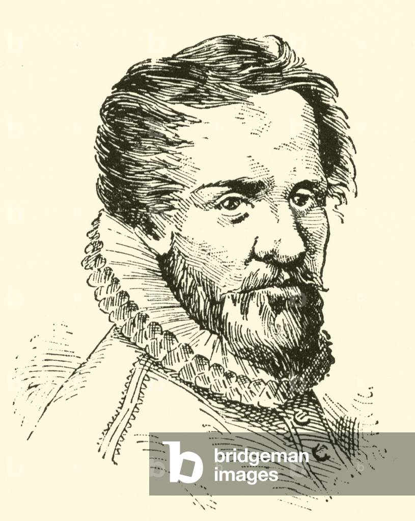 Ludwig Senfl (Senffl, Senfel), 1486-1543 (engraving)