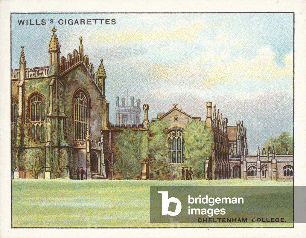 Public Schools, Cheltenham College, Labor omnia vincit (chromolitho)